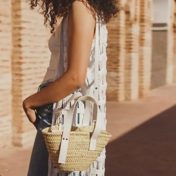 Doum Straw Tote "EUC" - Picture 16 of 16